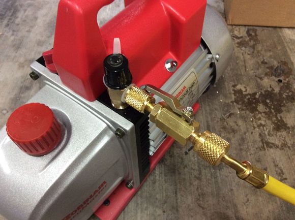 The shut-off valve so vacuum can be maintained when switching from vac pump to can