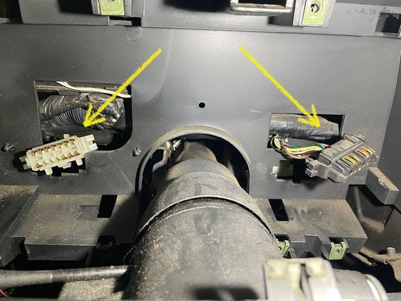 DRAC modules (speedo on left, tach on right)