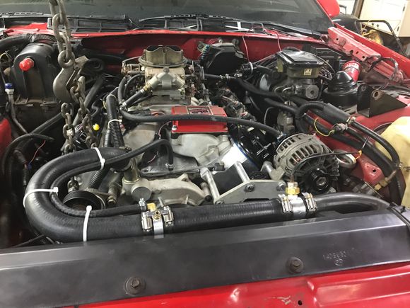 Top end and cooling lines done