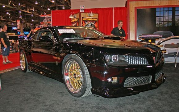 kevin morgan designs phoenix trans am concept front three quarter view