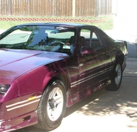 Put some new stripes on it.. Plan on giving it a completely new paint job at some point