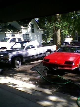 1986 camaro sc and my dakota