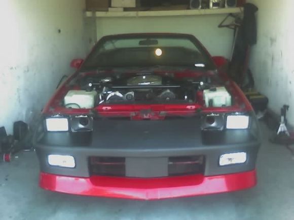 yeah i actually did drive it with no hood lol!