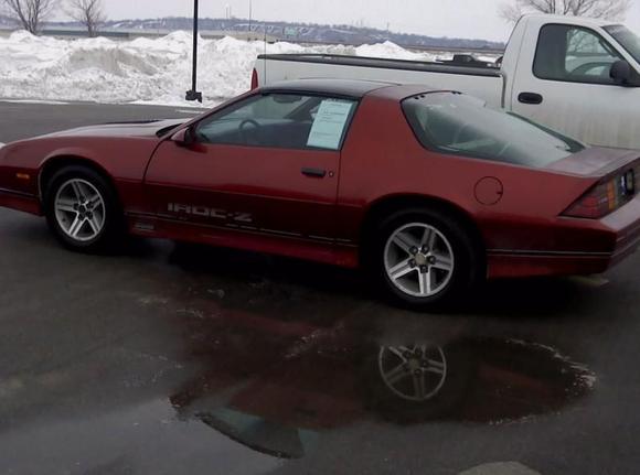 Camaro when new