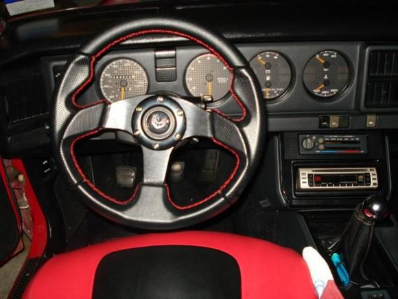 my custom firebird horn button