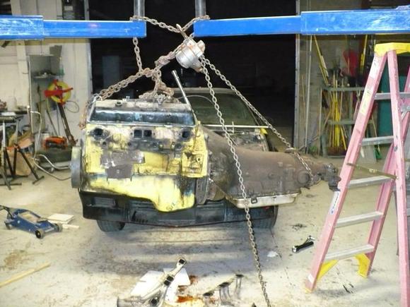 Engine and Tranny Pre-Rebuild