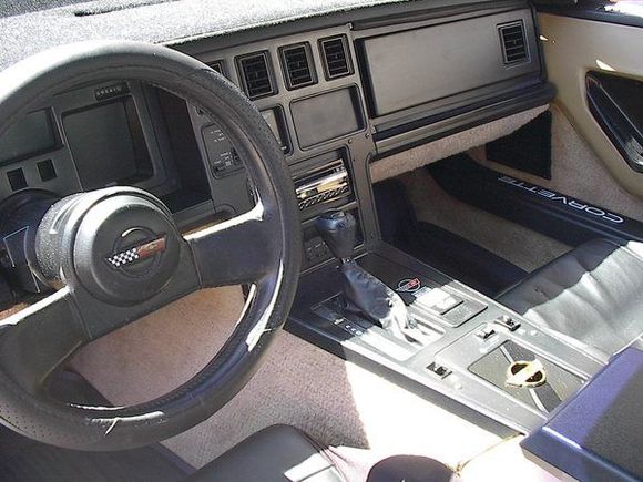 1987 Lonewolf Corvette Interior driver view