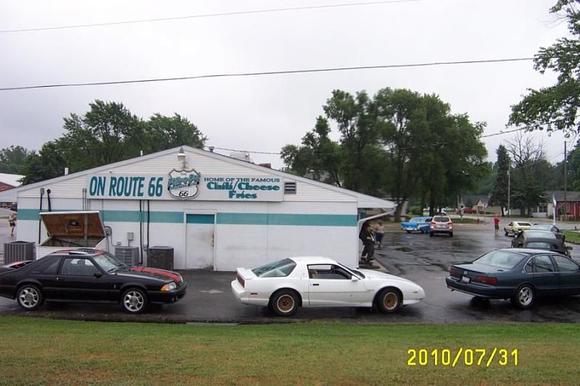 Part of a Mustang club road trip but I'm not the only GM that snuck in. Also the paid guide has a '56 Belair.