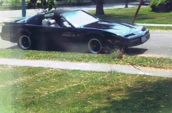 Lowered 2 inches with black centered wheels