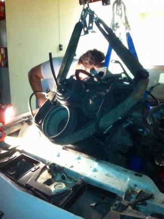 pulling the old 305