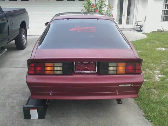 Heartbeat of America sticker on the rear window, nice touch from the last owner
