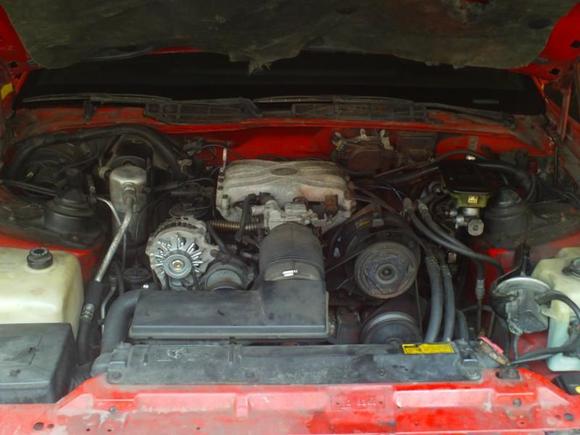 The stock 2.8L V-6.  Going to keep this stock for now, might upgrade later.
