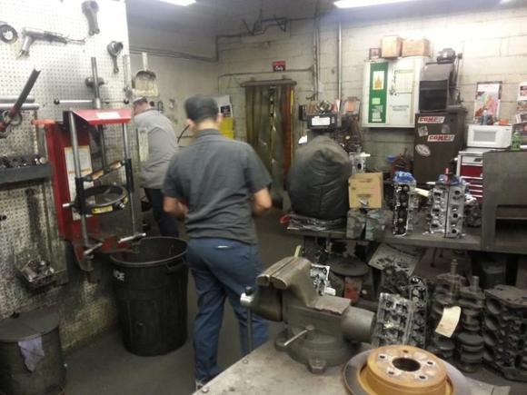 Big Don at Hasting Machine Shop hard at work