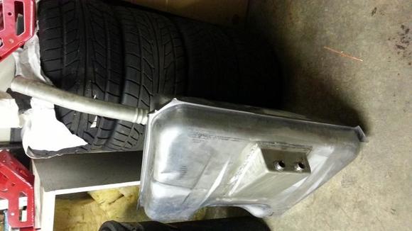 Sumped fuel tank.