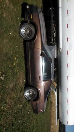 How I got her. Rust spots and no hope of running!