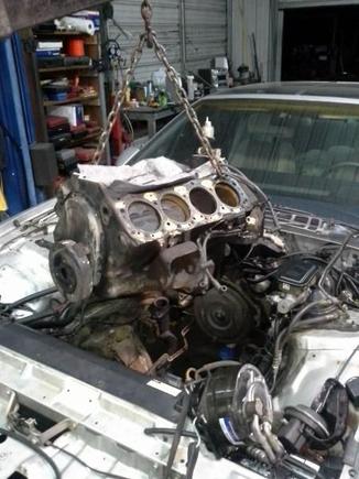 Pulling the motor