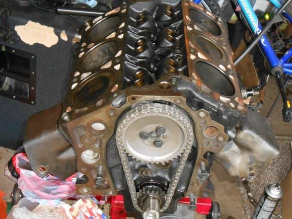 Timing chain installed.