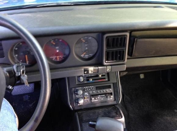 Dashboard and radio.