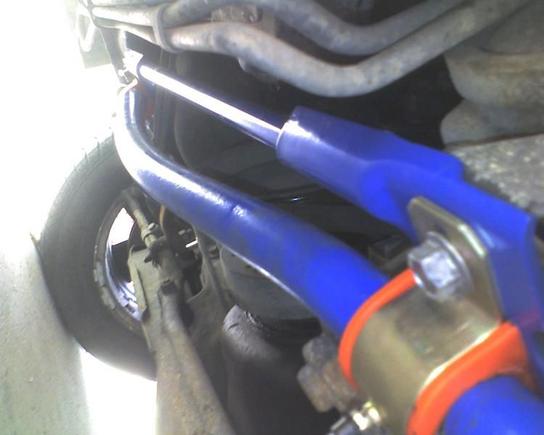 Sway bar, wonder bar, and energy suspention bushings, and links.