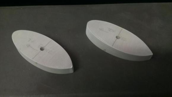 New pylons for 4th gen T/A spoiler made from tooling board, in primer.