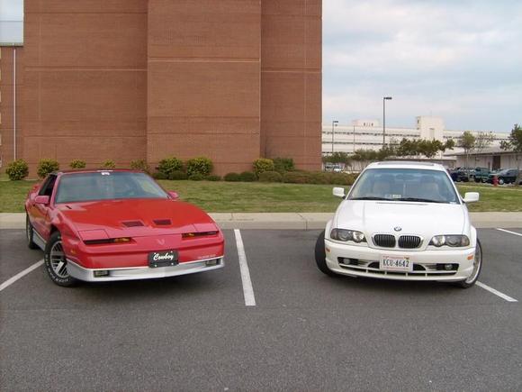 Parked next to my Roomate