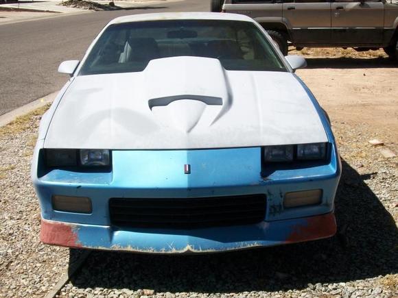 September 27, 2009 003
Love this hood. "Stinger Hood"...looking for the grill that come with fog lights. At this point I dont care if  it says camaro or just the bow tie.