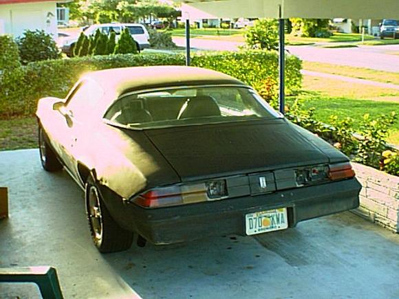 Before the spoiler was installed