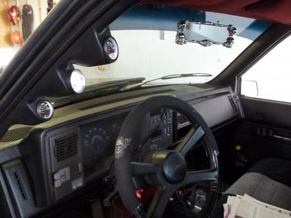 All interior items now repainted and just waitinf on the new headliner and carpet...black of course..lol