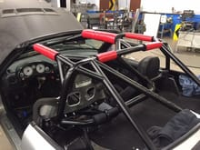 UltraShield drivers seat and rollcage.