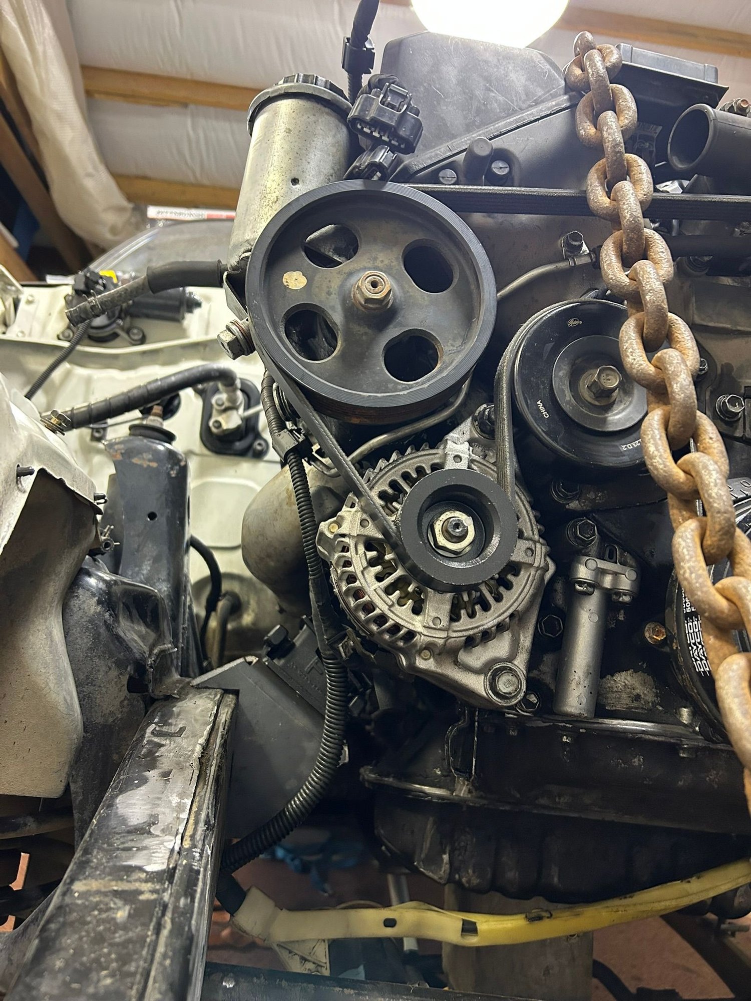 passenger side has plenty of space