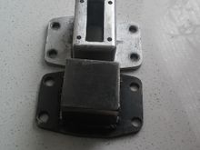 I used the Sky plate as a template to cut my new plate out of 3/16" steel. (You'll see the bottom hole in later pics.) Then for the top cube portion i used 1/8" 2"x2" angle iron. I think they were 1.375". Then. I welded them together like this: L7. And then simply cut a piece of plate to cap it off.