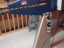 Hello to the new! This new machine has a 36" throat compared to the old one being 18" so making door panels is a dream compared to before!