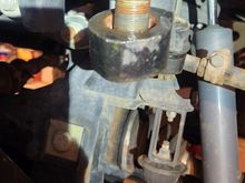 I first tried my 3 jaws regular puller. Not suprised it didnt budge. Being on the steering box, don't wanna ise heat or just beat it with hammer. My friends jeep i had to put a slit in it. I stopped just shy of cutting all the way through and put a fitting wedge into it and it fell off. But that was last case scenario.
To my amazement i picked up a pitman arm puller for $20. I cranked it as much as i thought it could stand and then just gave repeated light taps for about a minite.