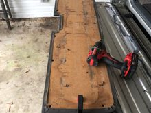 Lined up old and new and drilled 1/4” holes 