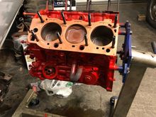 Almost done putting the 3.4 back together. Put some LCE head studs in and got mls head gasket for it. 