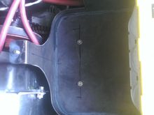 6mm stud to the left, countersunk stainless hardware on the bottom