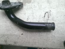 end flared a tiny bit to help the hose stay on