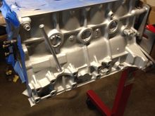 Painted high temp silver figured could spot leaks easier this way plus has to be good for atleast an extra 5 horsepower lol