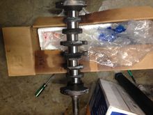 Crank turned and polished