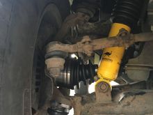 Nitro Chargers up front, new CV's & Lower ball joint