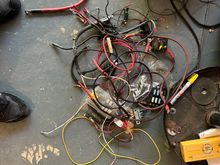 ALL of this wiring did not go back in the truck..