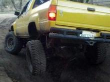 for reference that tire is 4ft off the ground