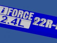 22R-E iFORCE badge