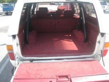 The cargo area when I bought it in May 2008