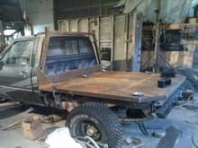 Here's the flatbed I started making for the 88 that will be getting swapped to the 85