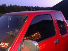 My windows tented