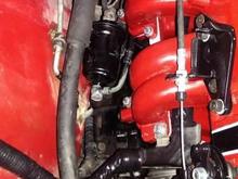 Location of the fuel filter - relocated to the fender well