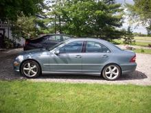 the ladies benz!!  She traded a paid off 03 celica gt for it,, i will never understand why i let that happen..