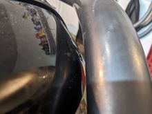 Here you can see how the hood will hit with the bars this low, I had to go back through and weld the pieces I cut off back on eventually