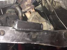 plate for engine mount provided